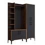Extend Wardrobe Walnut Brown Anthracite 150cm x 200cm 5