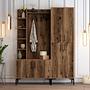 Extend Wardrobe Walnut Brown 150cm x 200cm 0