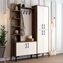 Extend Wardrobe Walnut Brown White 150cm x 200cm 2