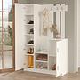 Orga Wardrobe White 113.6cm x 180cm 3