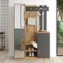 Orga Wardrobe Brown Grey 113.6cm x 180cm 0