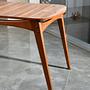 Touch Dining Table Walnut Brown 3