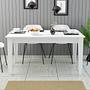Tavolo da pranzo Milan bianco 145cm x 75cm 1