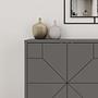 Dune chest of drawers anthracite 123cm x 62.4cm 3