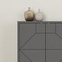 Dune Chest of Drawers Anthracite 183.8cm x 77.4cm 3