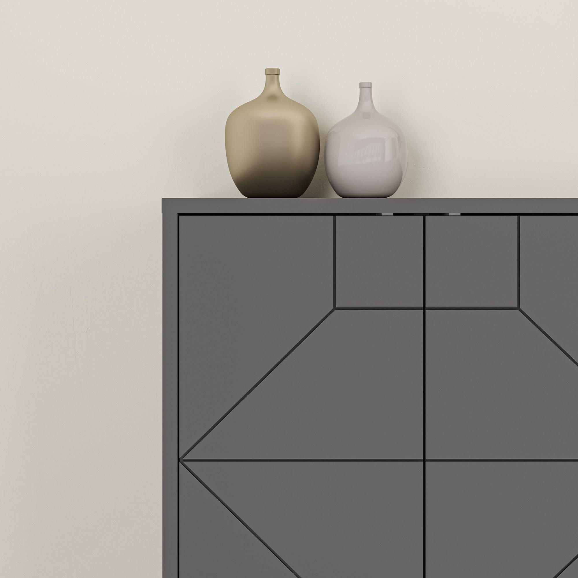Dune Chest of Drawers Anthracite 183.8cm x 77.4cm 3