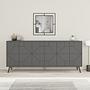 Dune Cassettiera Antracite 183.8cm x 77.4cm 2