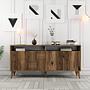Milan Sideboard Walnut Brown 160cm 0