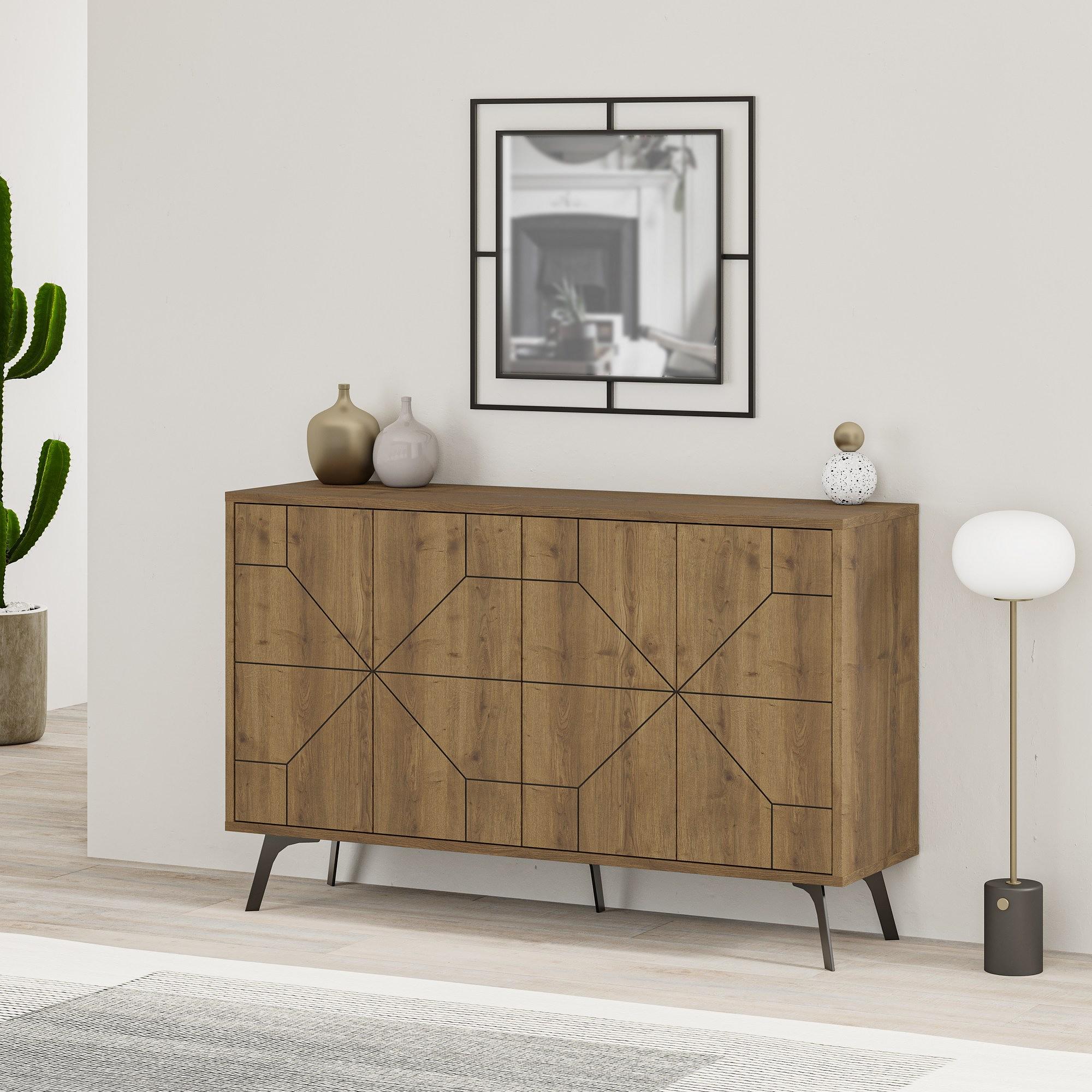 Dune Chest of Drawers Brown 123cm x 77.4cm 0