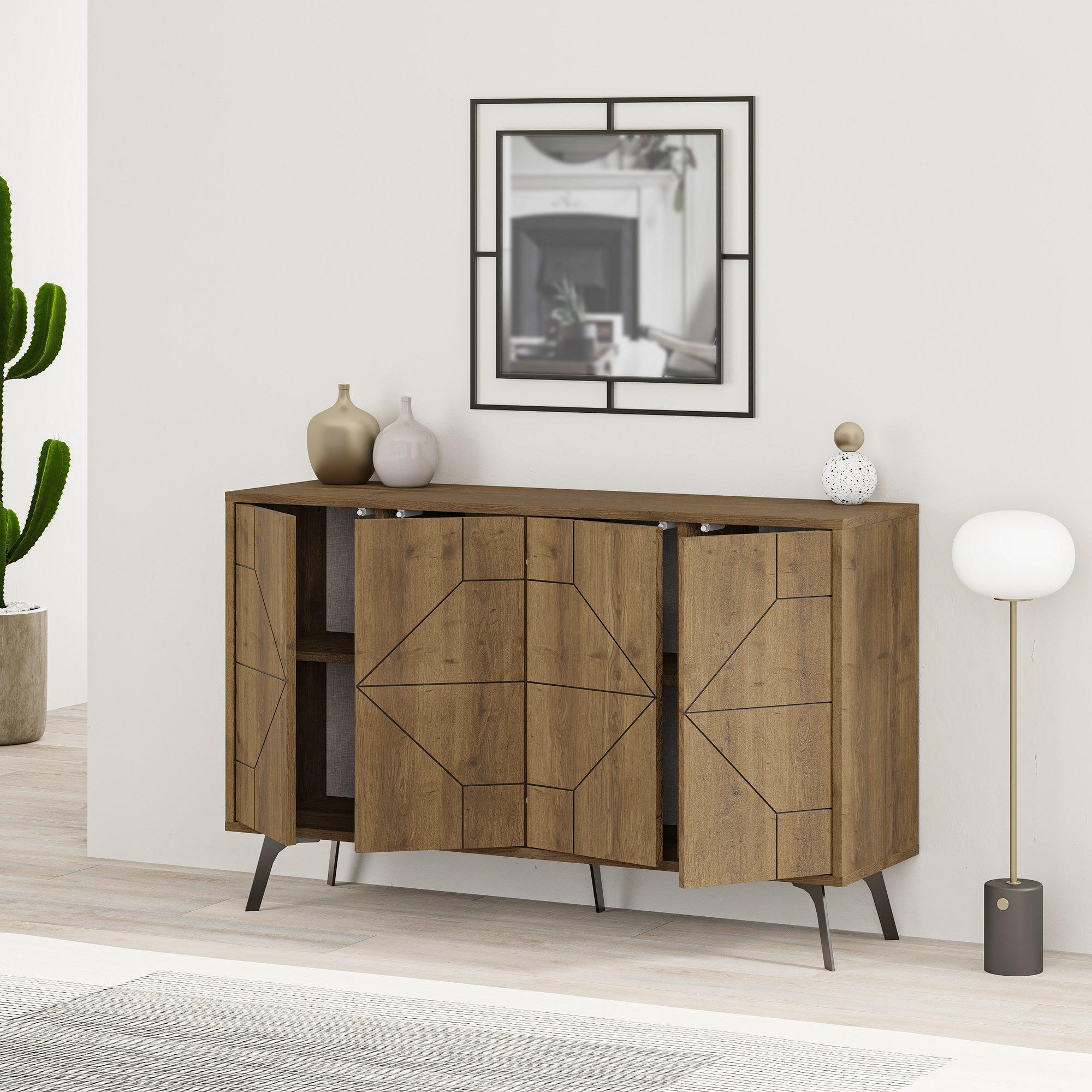 Dune Chest of Drawers Brown 123cm x 77.4cm 1