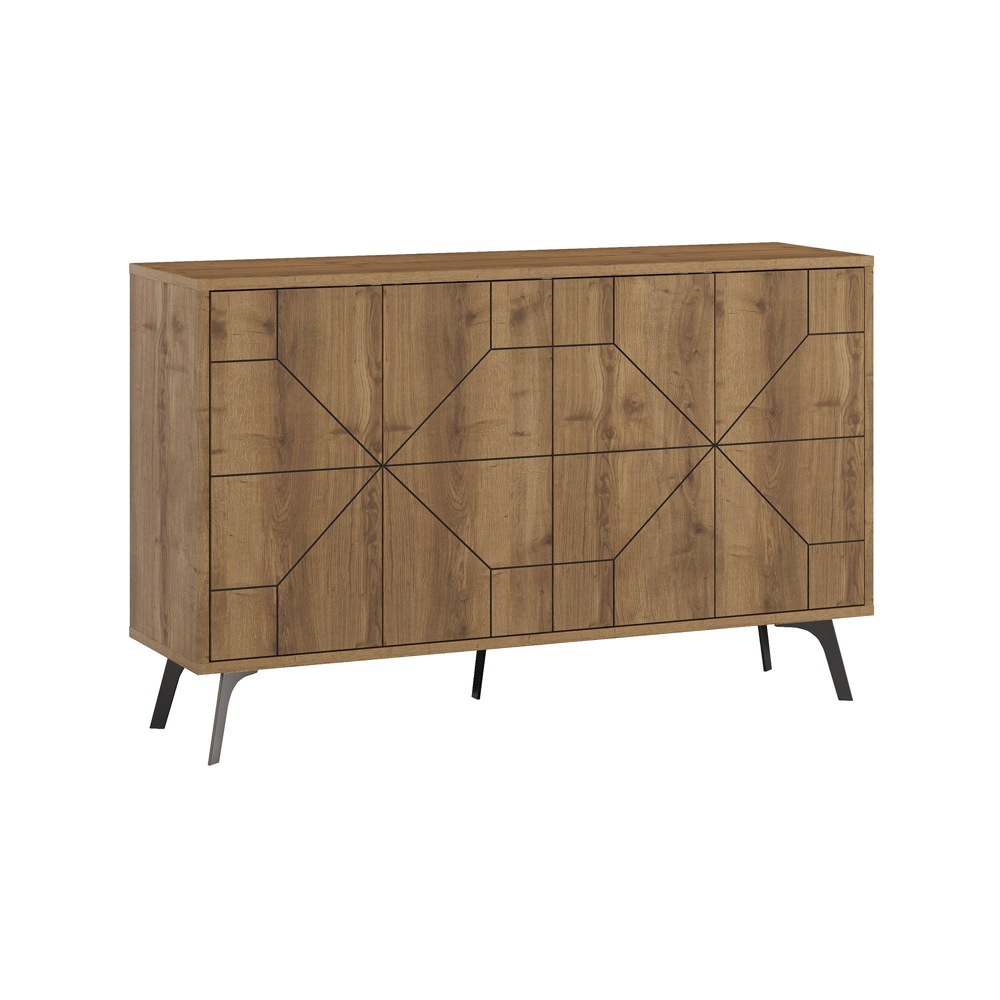 Dune Chest of Drawers Brown 123cm x 77.4cm 4