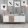 Milan Sideboard White 160cm 0