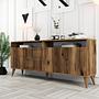 Milan Sideboard Walnut Brown 180cm 1