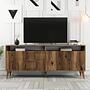 Milan Sideboard Walnut Brown 180cm 4
