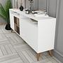 Milan Sideboard White 180cm 3