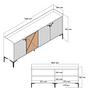 Venice Sideboard Walnut Brown 6