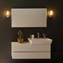 1-light wall lamp frosted glass chrome white 2