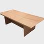 Zebe Bank Low powder-coated steel Apricot 0
