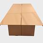 Zebe Bank Low powder-coated steel Apricot 2