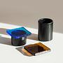 PIEDUCCIO Bowl L Ash wood Black Stained 2