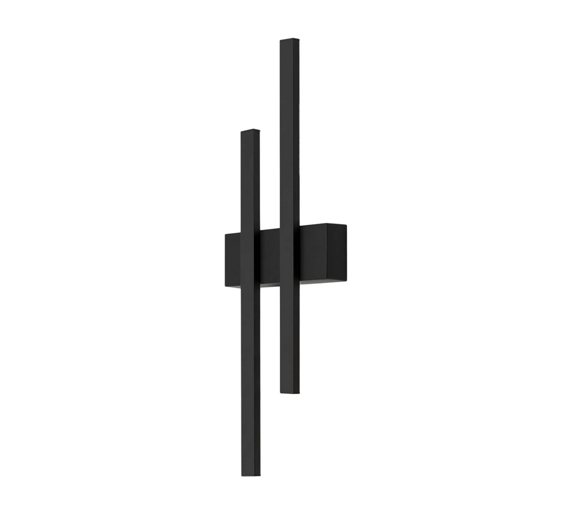 2-burner outdoor light polycarbonate iron black 0