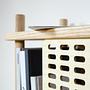 Brilliant 1 Shelf Ash Wood Brown 2