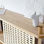 Brilliant 1 Shelf Ash Wood Brown 3