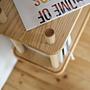 Brilliant 1 Shelf Ash Wood Brown 4
