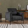 Mustang Armchair Dark Grey 0