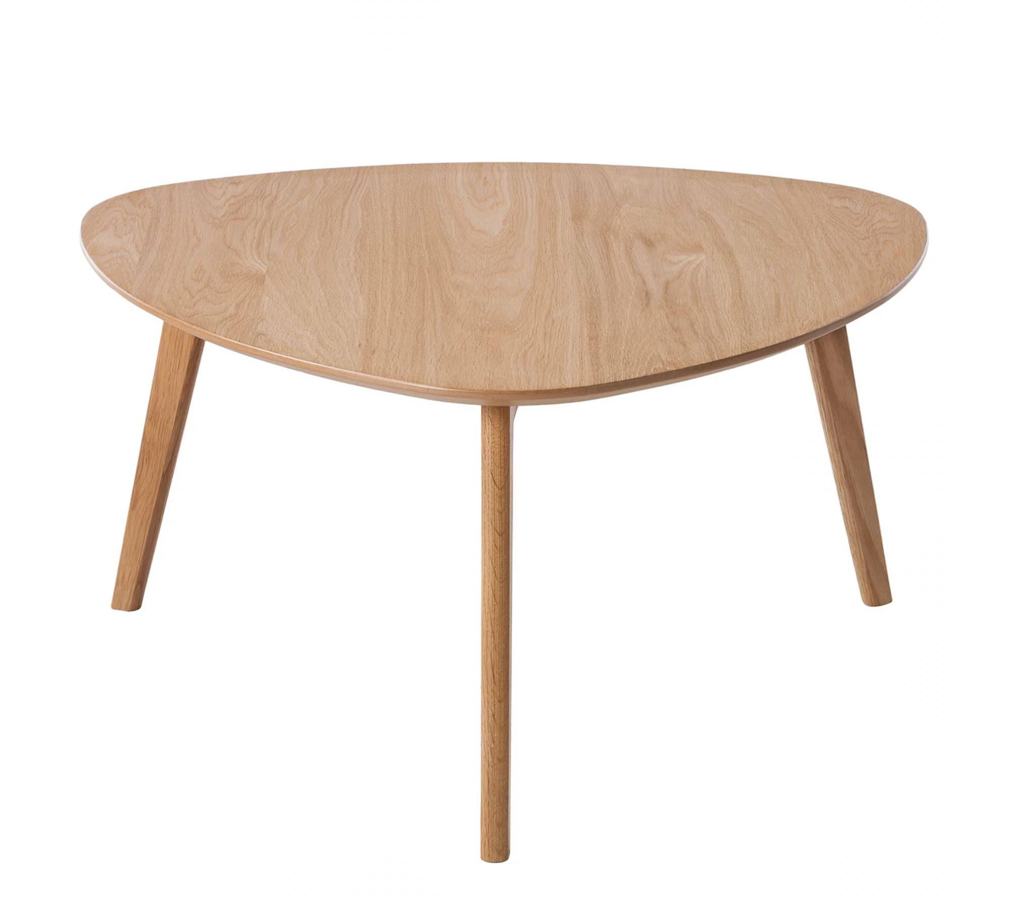 Couchtisch MDF Massivholz Braun 1
