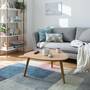 Couchtisch MDF Massivholz Braun 4