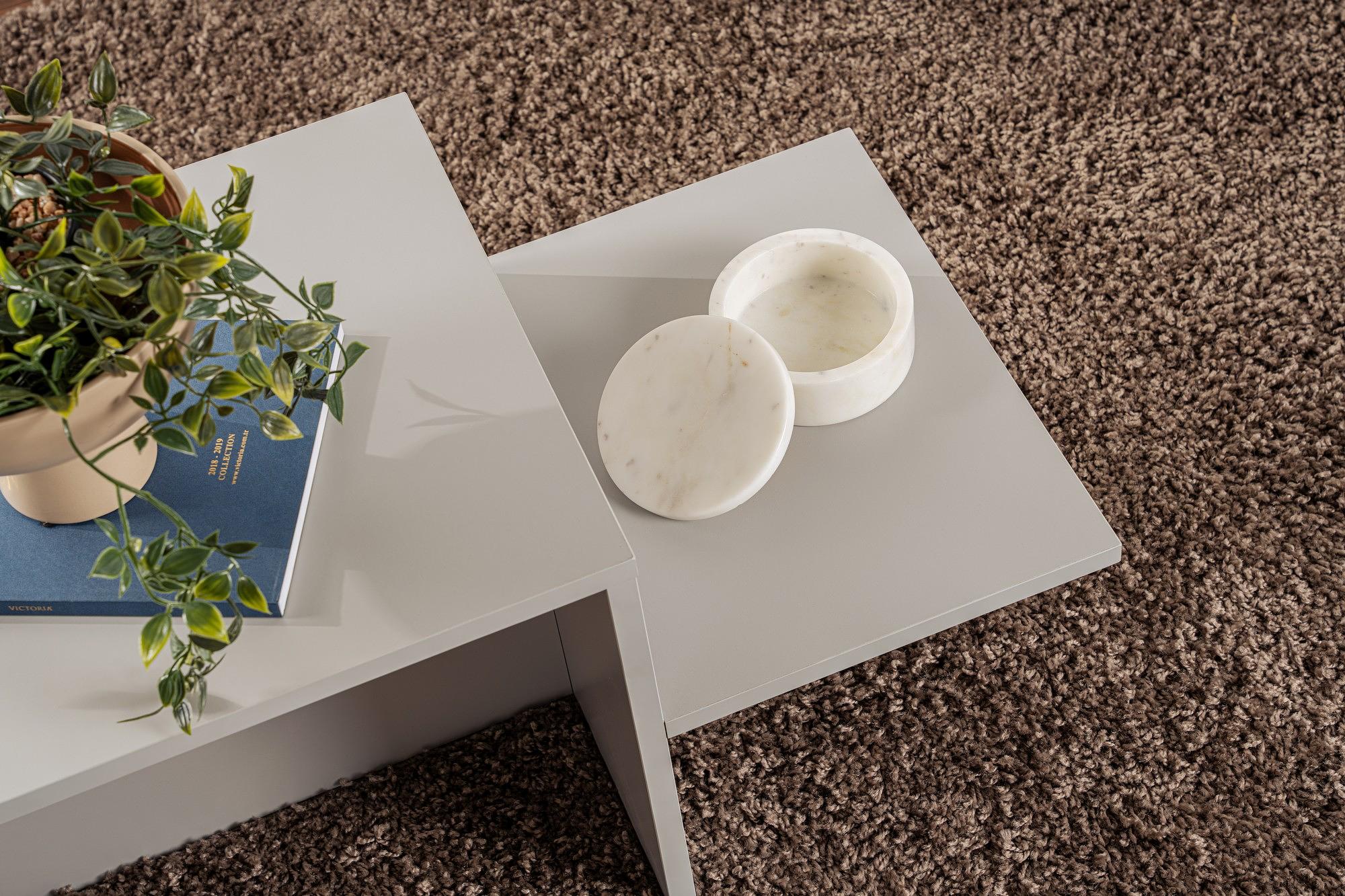 Harmony Coffee Table Light Grey 2