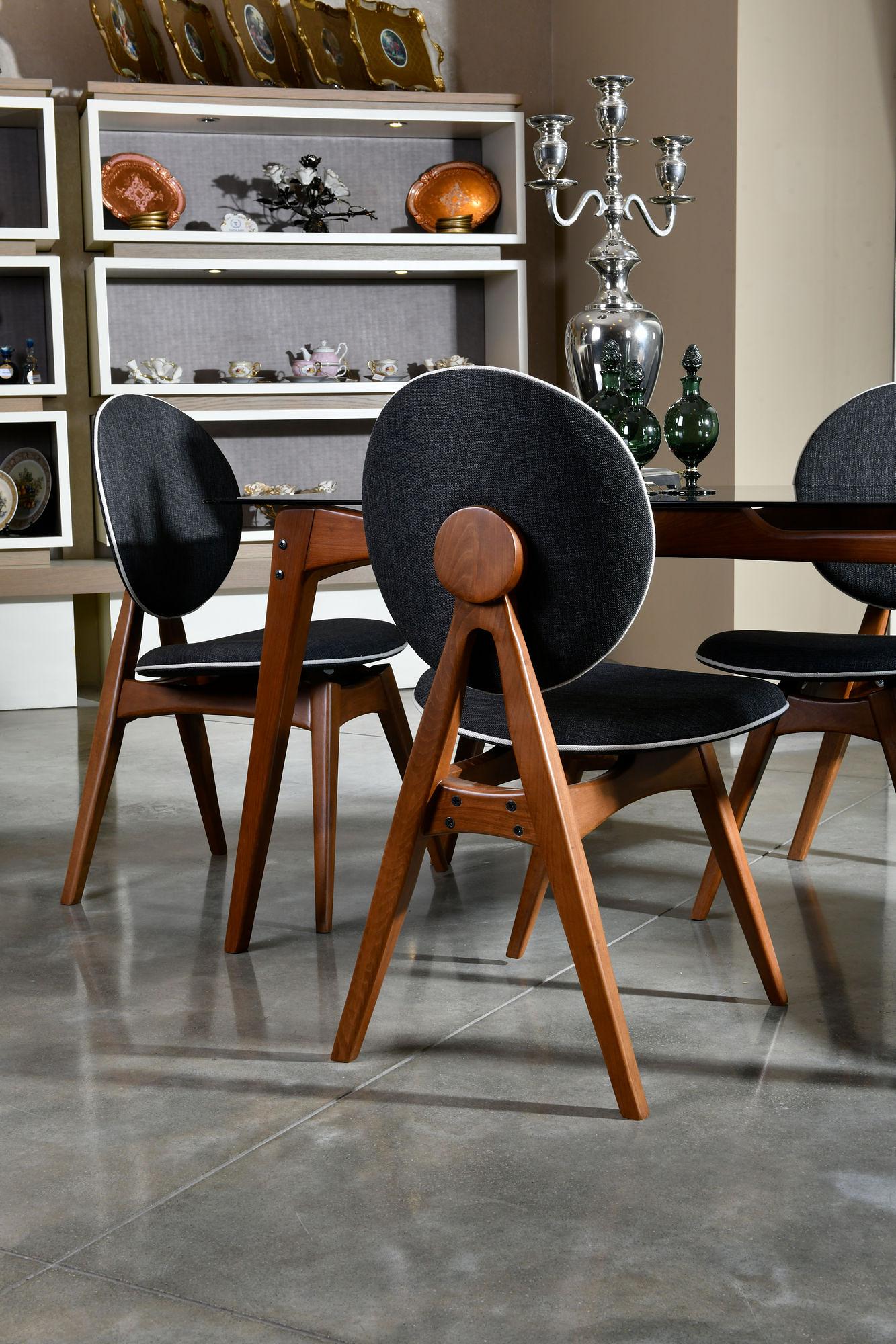 2x Touch Chair Linen Anthracite 0