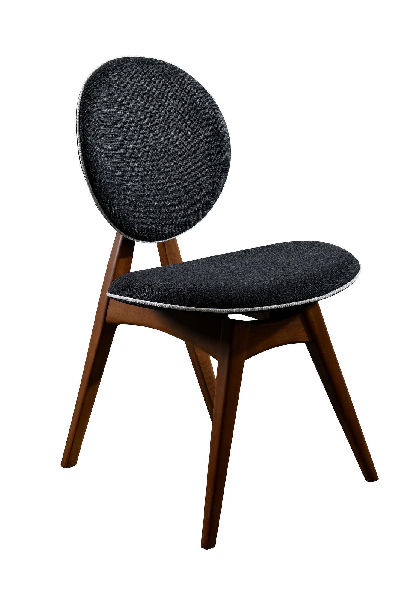 2x Touch Stuhl Leinen Anthrazit 3