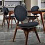 2x Touch Stuhl Leinen Anthrazit 2