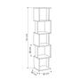 Piri Bookshelf White Light Mocha 2