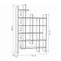 Manco Bookshelf Hitit Brown 2