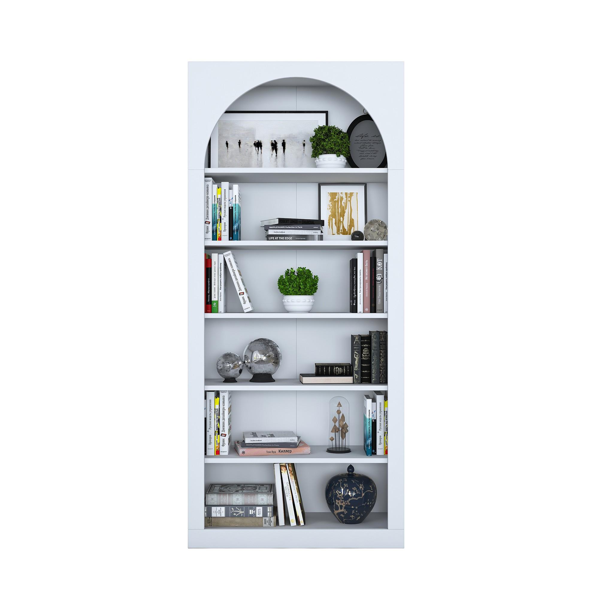 Cave Bookshelf White 6