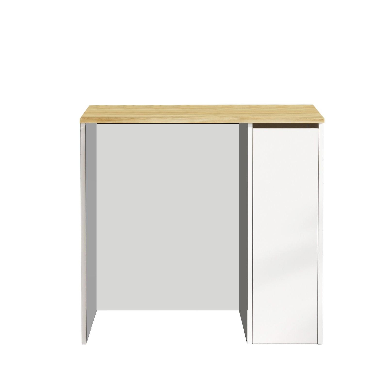 Washing machine cabinet with shelf Walnut brown 94.5cm x 88.3cm 5