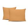 2x Pillowcase Ranforce Cotton Orange 0