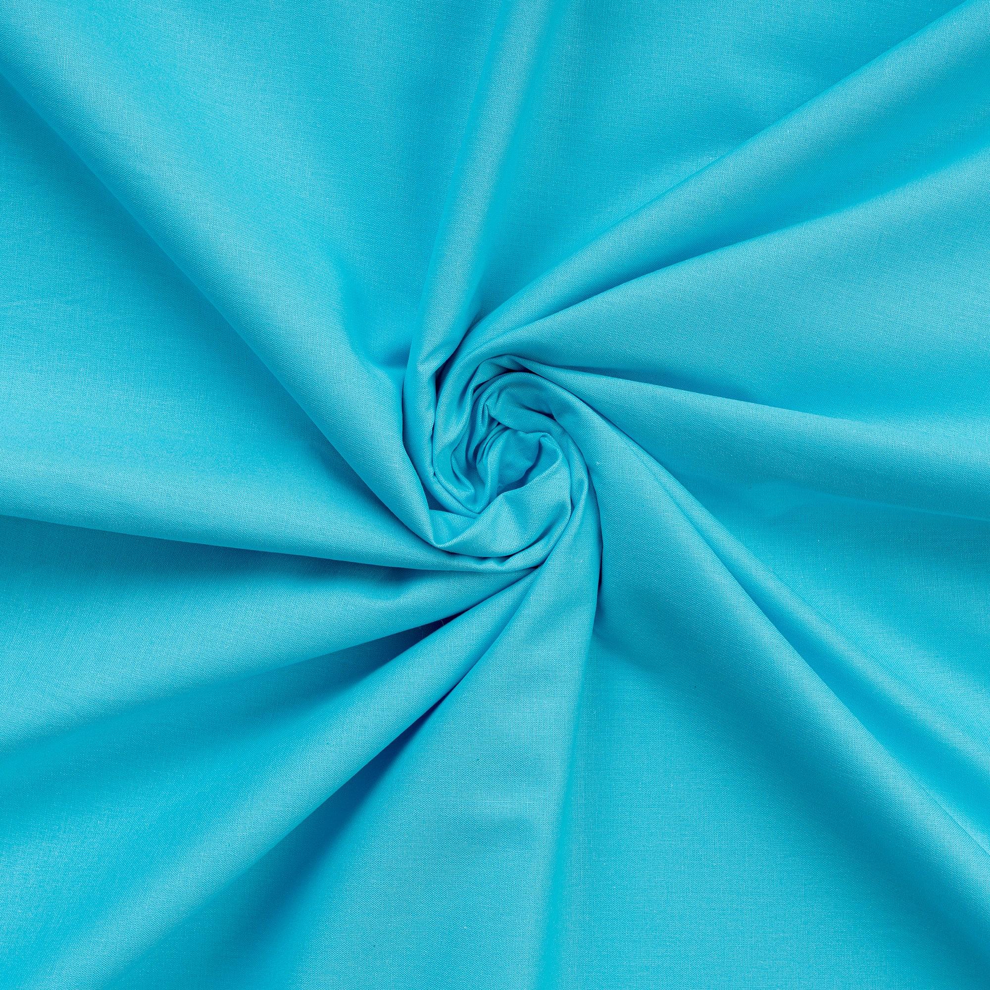 2x Pillowcase Ranforce Cotton Turquoise 3