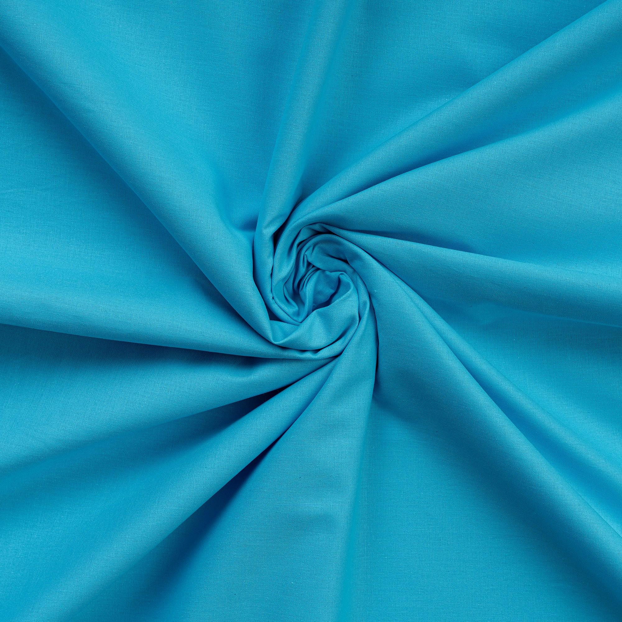 2x Pillowcase Ranforce Cotton Turquoise 3