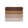 2x Pillowcase Ranforce Cotton Brown 2