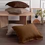 2x Pillowcase Ranforce Cotton Brown 1