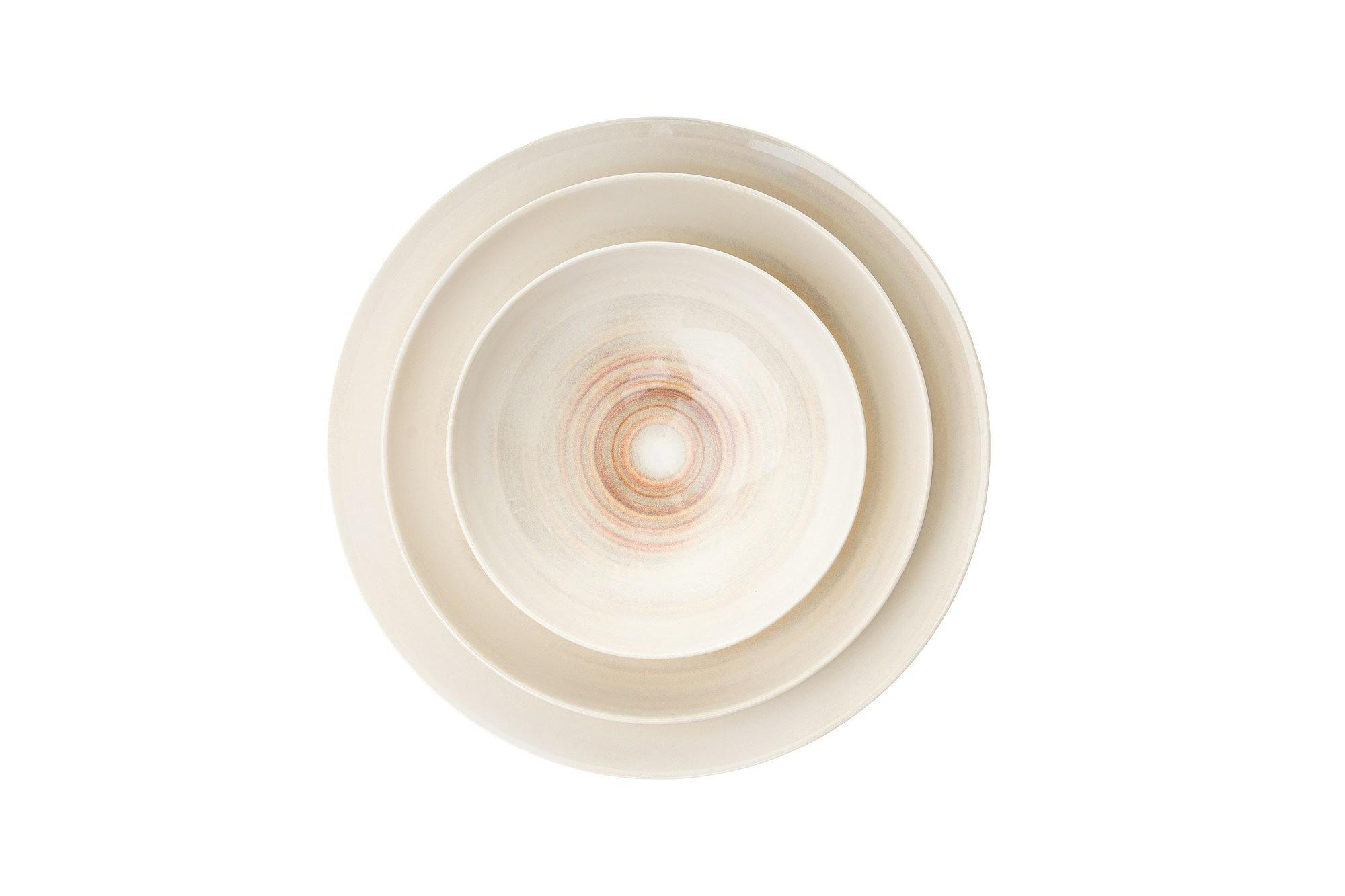 Dinner service 24-piece Porcelain Cream 5