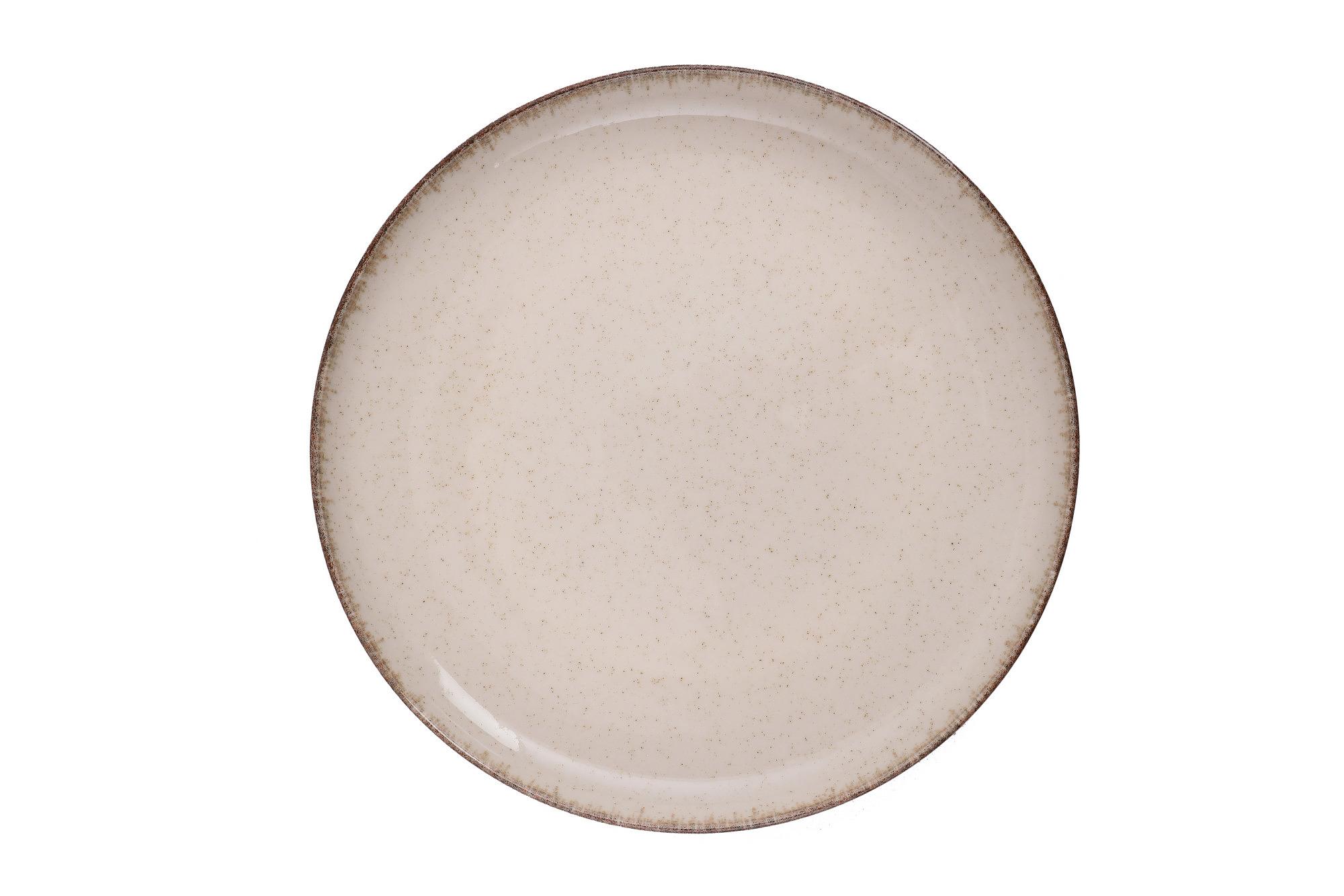 Tableware set 24-piece porcelain cinnamon 8