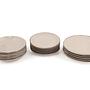 Plate set 18-piece Porcelain Cinnamon brown 8