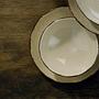 Plate set 18-piece Porcelain Cinnamon brown 2