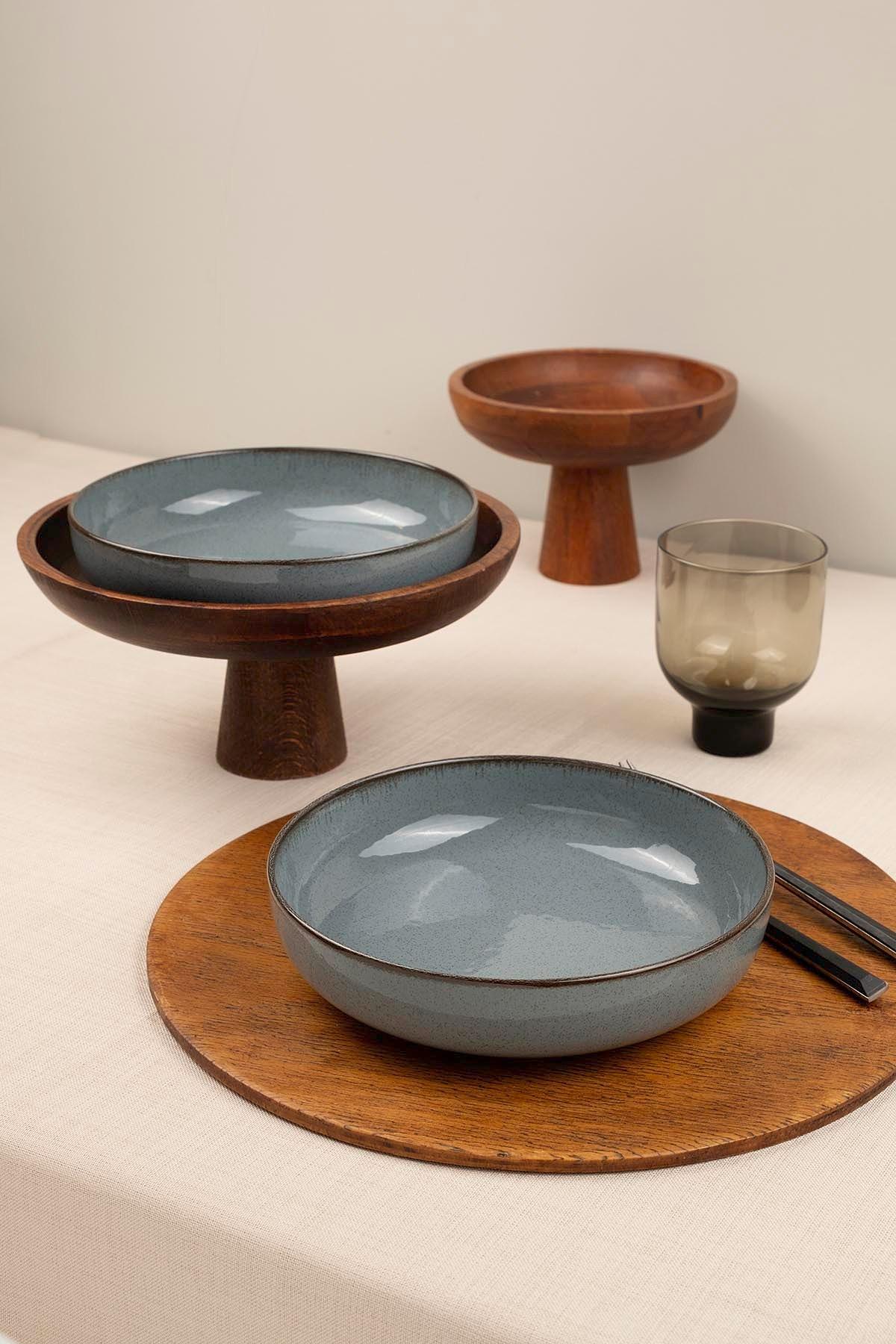 Bowl set 2-pc. Porcelain Grey 0