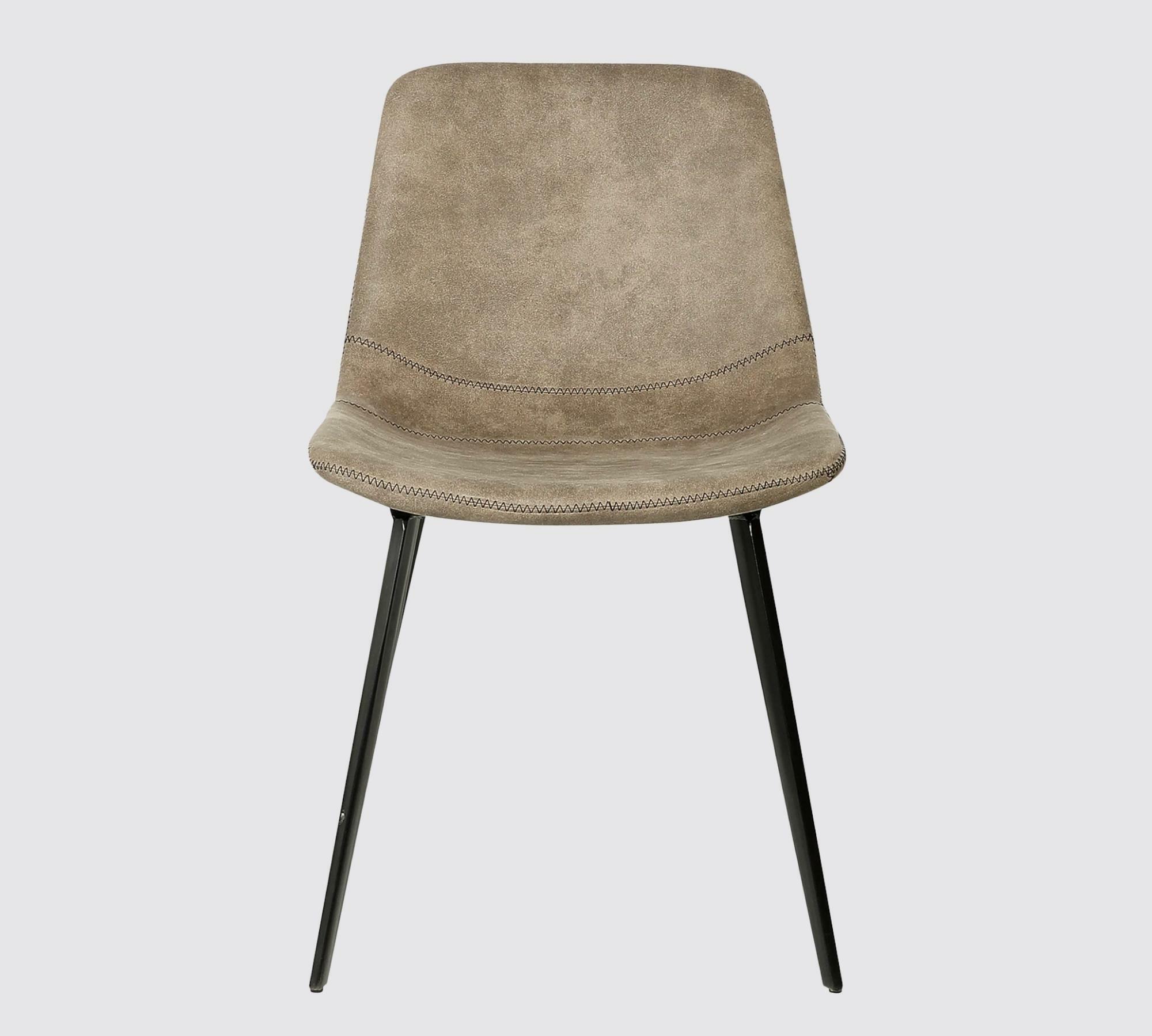 2x Esszimmerstuhl Mikrofaser Beige  1